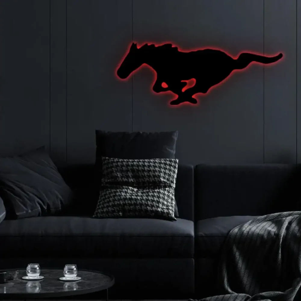 Ford Mustang Logo Silhouette_5