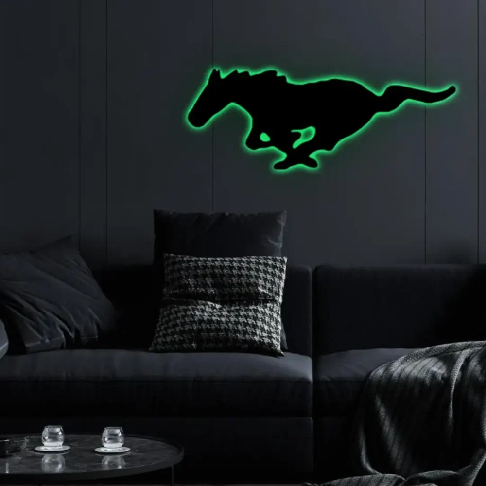 Ford Mustang Logo Silhouette_5