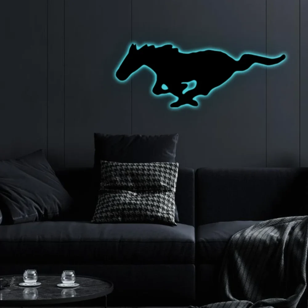 Ford Mustang Logo Silhouette_5