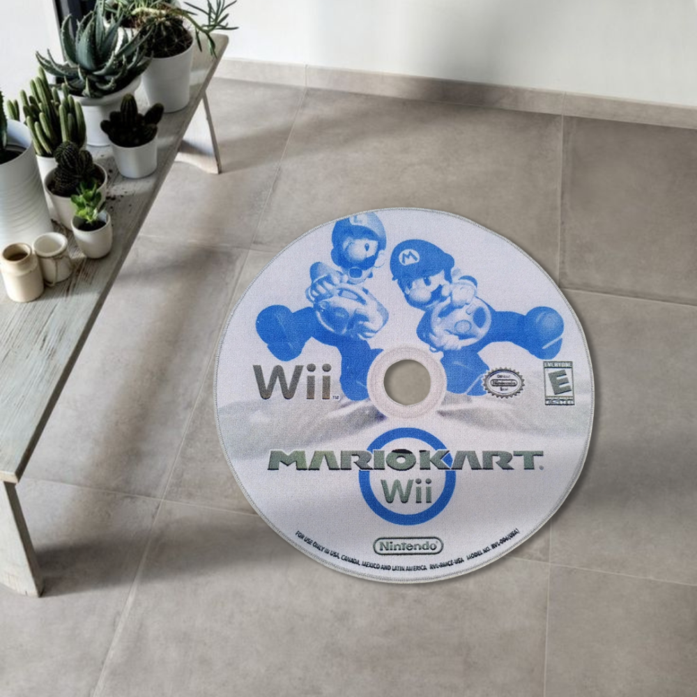 Mariokart Wii CD Rug