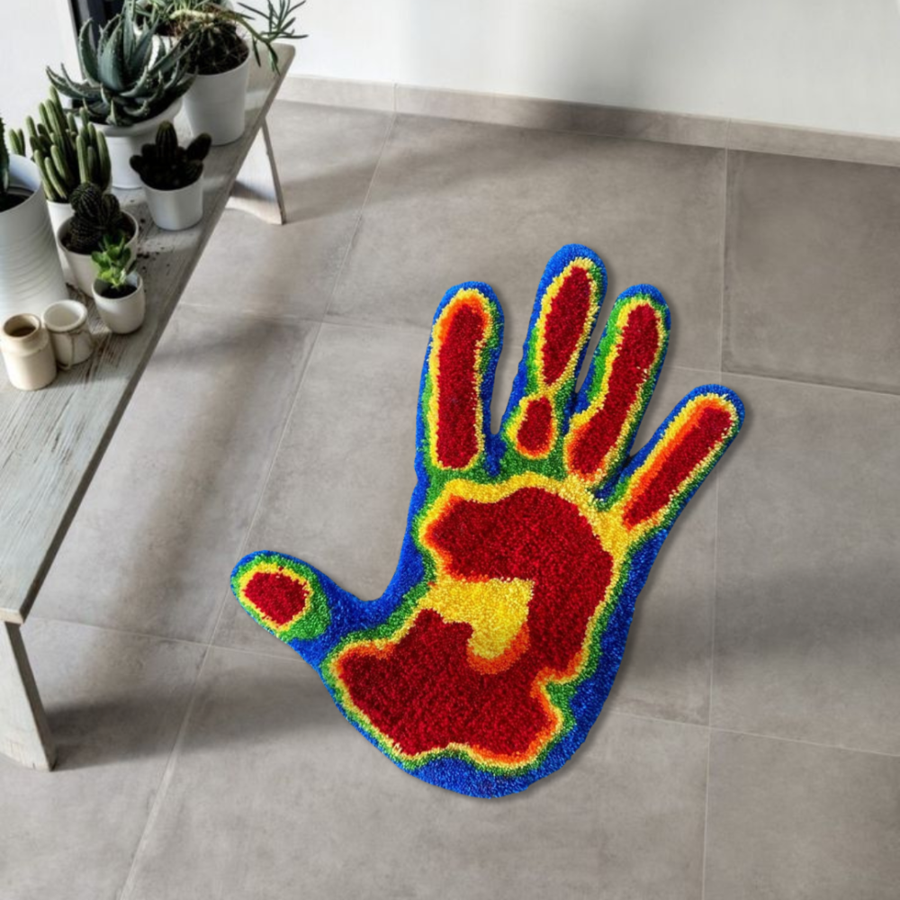 Thermal Hand Accent Rug