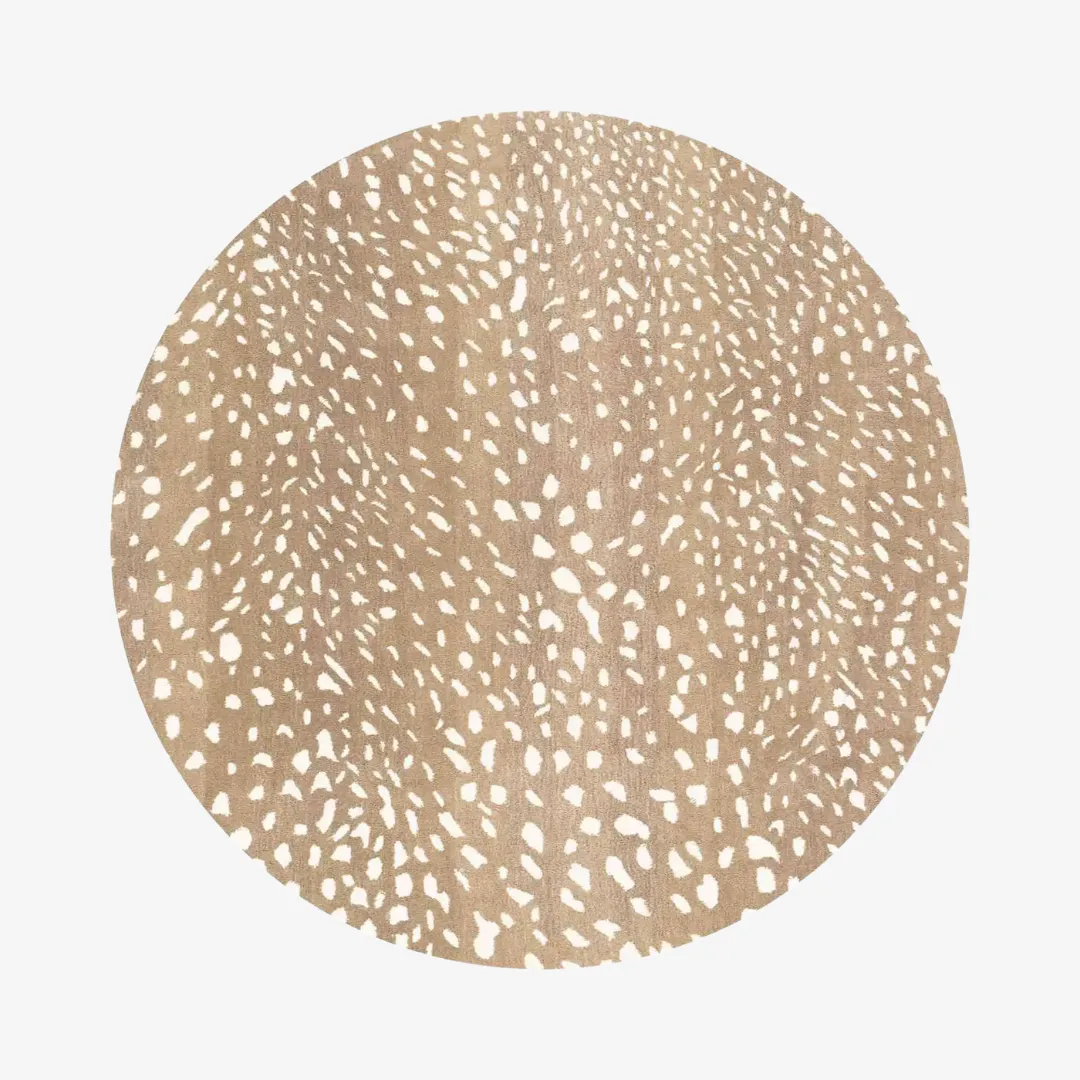 Blocky Pixel Round Rug