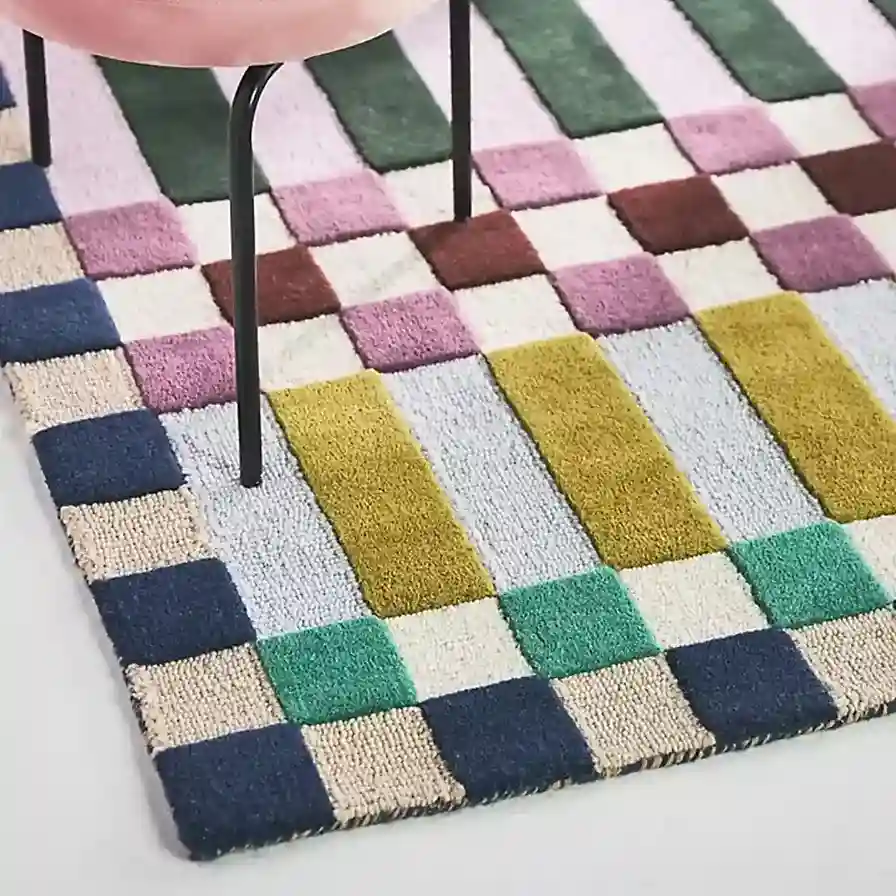 Checkered Harmony Rug