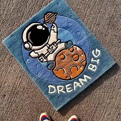 astronaut custom rug