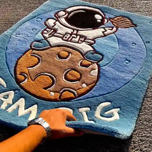 astronaut custom rug