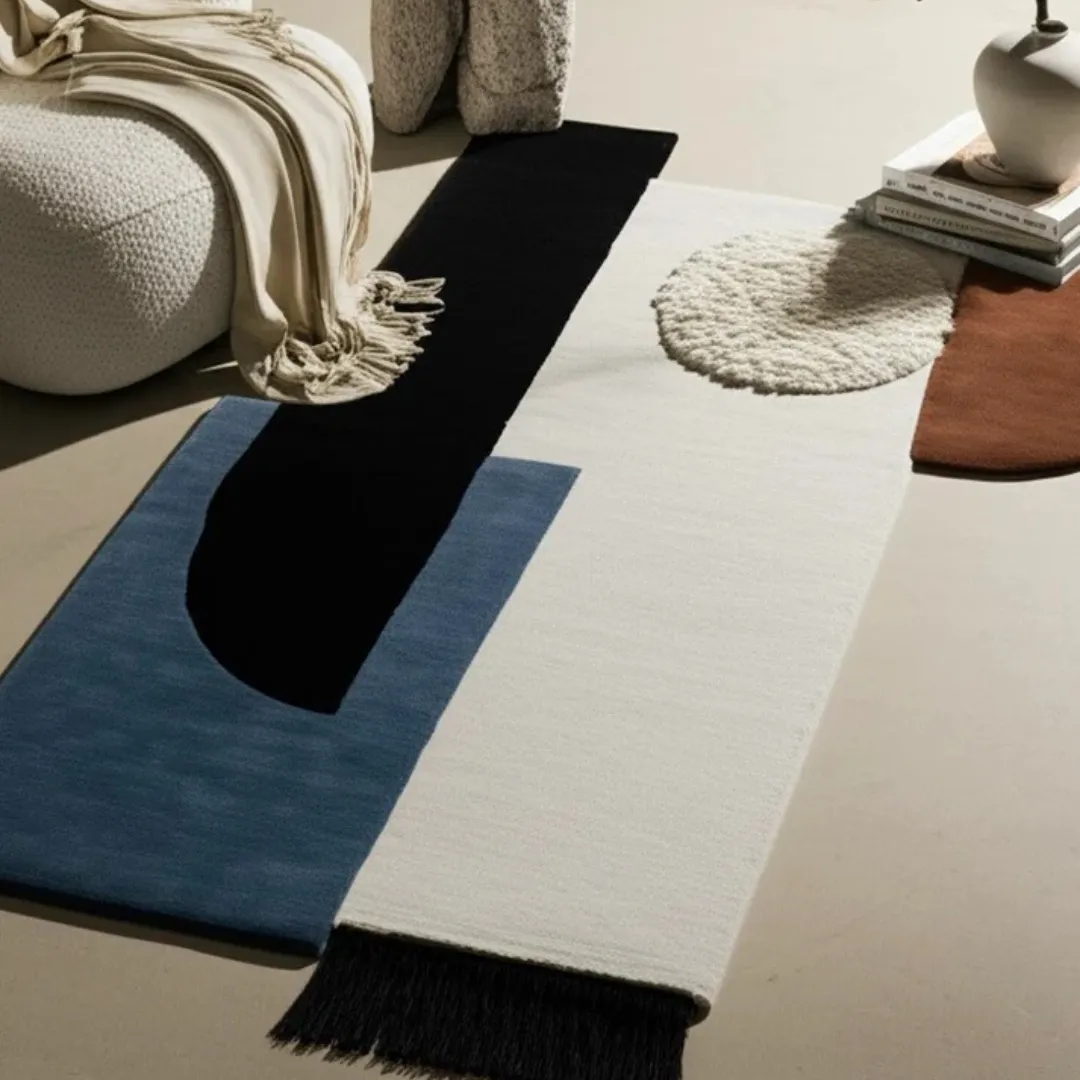 Isel White Rug