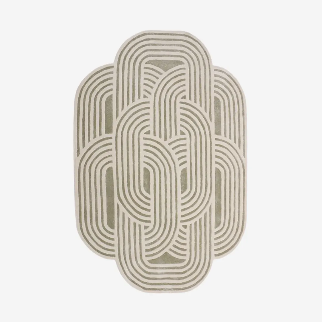 Modern Labyrinth - Hand Tufted Rug