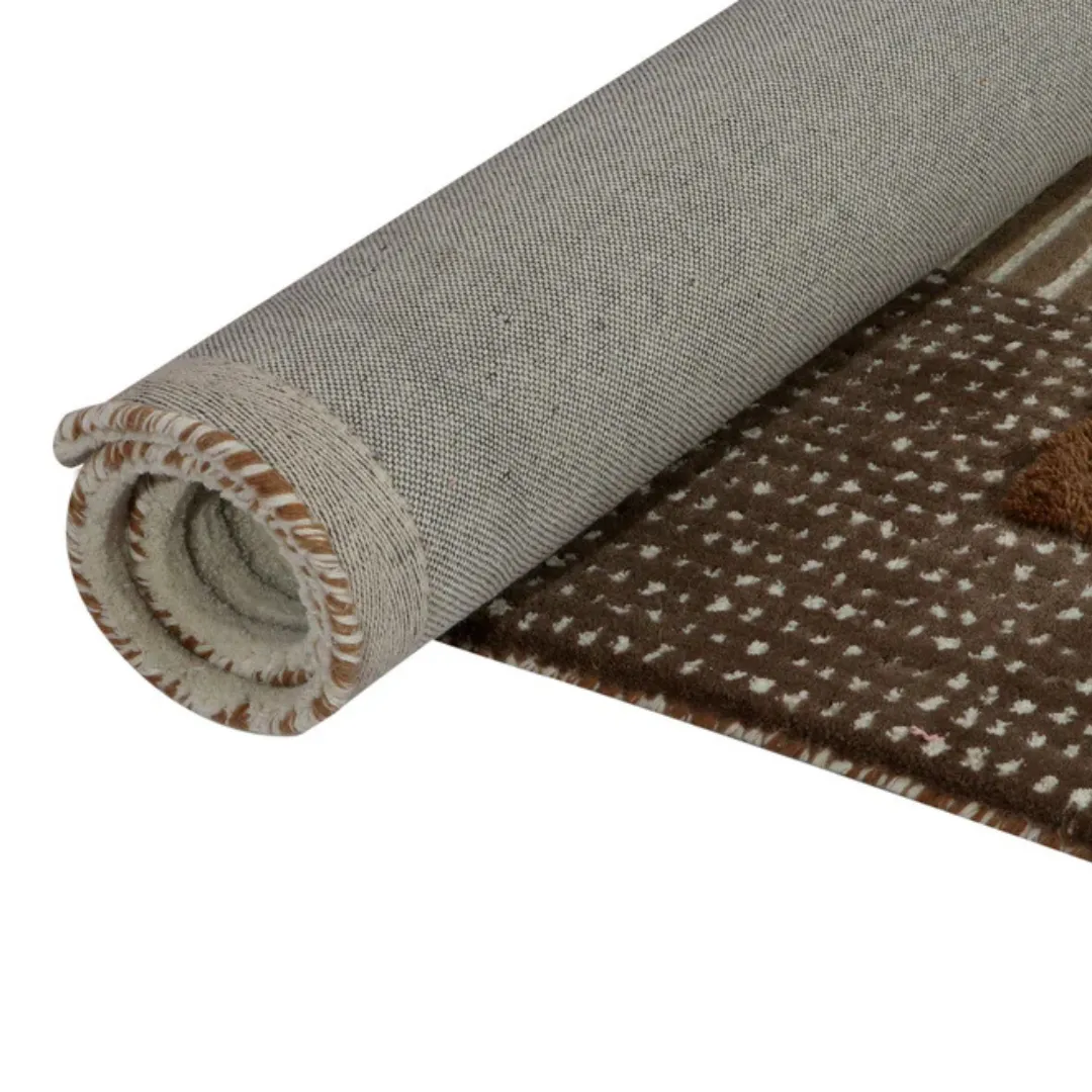 Monet Brown Hand Tufted Rug