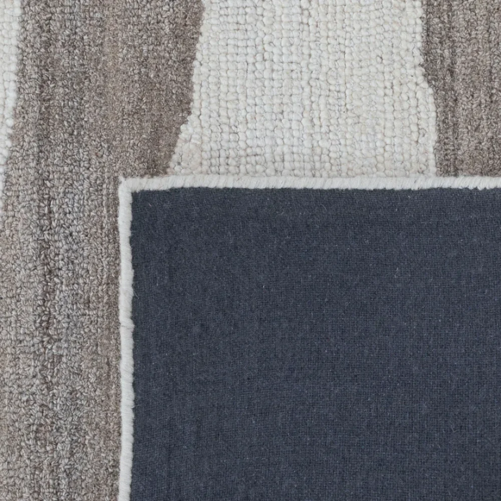 Flat layout showing full freeform stripe pattern