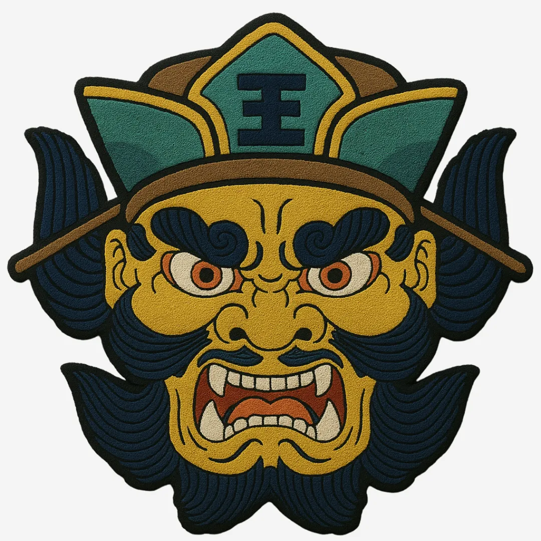 Wrath Samurai Mask Rug