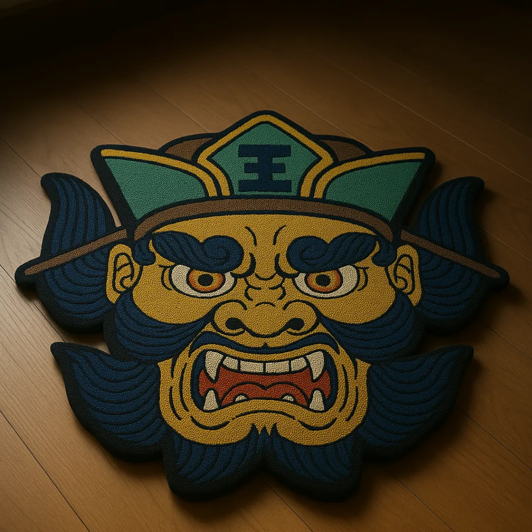 Wrath Samurai Mask Rug