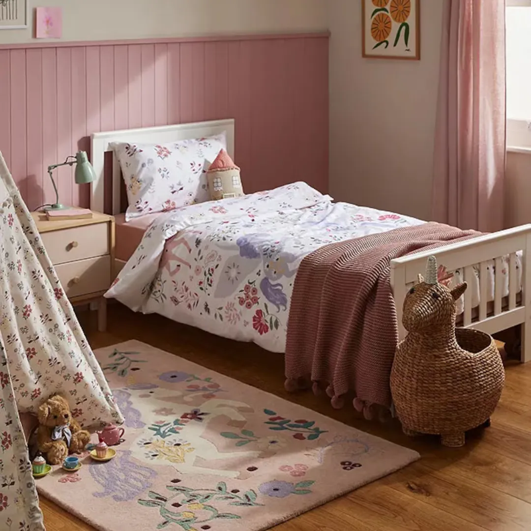 Magical unicorn rug with soft pastel colors – Dreamy Unicorn kids’ area rug