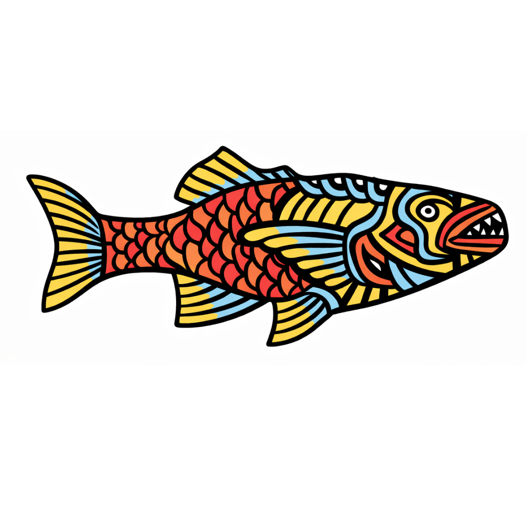 Nuska fish rug